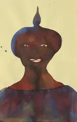 Chris Ofili, Untitled, 1998, On the back: on the back: signature and date; on the closing cardboard