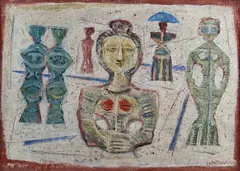 Massimo Campigli, Untitled, 1960