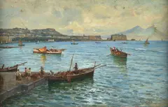 Attilio Pratella, Fishermen in the Gulf of Naples