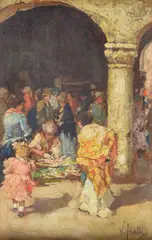Market under the arcades by Vincenzo Irolli, offered Mar 2026