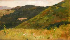 In the mountains by Francesco Gioli, On the back: in pencil, offered Mar 2026