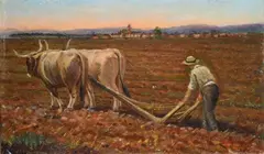 Luigi Gioli, The plowing