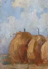 Haystacks by Cesare Ciani, offered Mar 2026