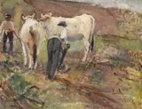 Cesare Ciani, Farmers with oxen