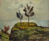 Landscape with trees by Gino Romiti, offered Mar 2026