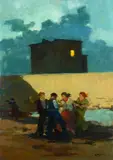 Brawl by Renato Natali, 1940, offered Mar 2026