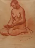 Felice Carena, Naked