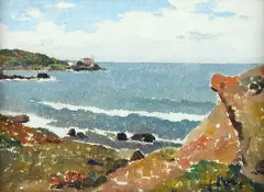 Calafuria by Memo Vagaggini, 1954, On the back: declaration of authenticity from the author's daughter, offered Mar 2026