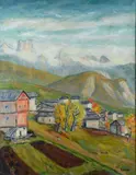 Fiorenzo Tomea, Fall, 1954, On the back: signature