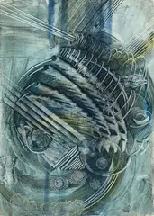 Composition by Italo Primi, On the back: stamp of authenticity of the author's daughter., offered Mar 2026