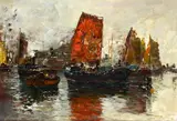 Ezelino Briante, Boats at mooring