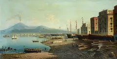 View of the Port of Naples by Attilio Pratella, offered Feb 2026