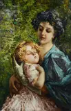 Mother and daughter by Vincenzo Irolli, offered Feb 2026