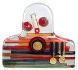 Enrico Baj, Sculpture, Resin and polyester sculpture