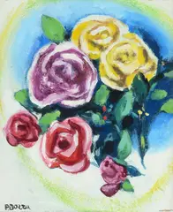 Pompeo Borra, Rose, 1965