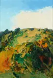 Sergio Scatizzi, Hill, 1985, On the back: signature