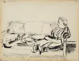 Orfeo Tamburi, Woman on the sofa