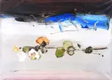 Sergio Scatizzi, Still life, 1966, Signature and date lower center.