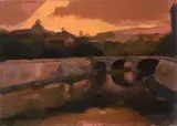 Sunrise by Ugo Attardi, 1968, offered Feb 2026