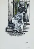 Woman at the gate by Renato Guttuso, offered Feb 2026