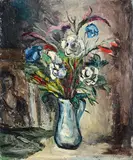 Antonio Corpora, Vase of flowers