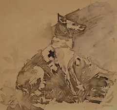 "Health dog" by Mario Sironi, offered Feb 2026