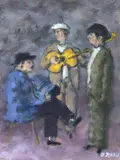 Ottone Rosai, Musicians, 1952