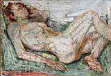 Fausto Pirandello, Lying nude