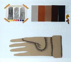 From the Production Dictionary - My Right Glove by Concetto Pozzati, On the back: on the closing cardboard "NR, offered Feb 2026