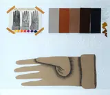 From the Production Dictionary - My Right Glove by Concetto Pozzati, On the back: on the closing cardboard "NR, offered Feb 2026