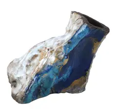 Untitled by Leoncillo Leonardi, Glazed terracotta sculpture, offered Feb 2026