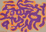 Carla Accardi, Purple - Orange