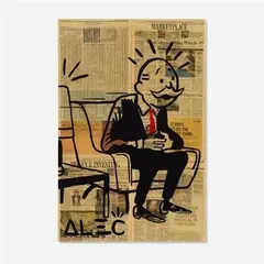 Alec Monopoly, Untitled, 2012, Signature lower left