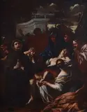 Antonio Franchi, Miracle of Saint Anthony of Padua, Expertise by Dr. Paola Betti. "This small canvas is the model prepared by Antonio Franchi for the execution