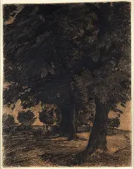 Mario Puccini, Chestnut trees, 1912