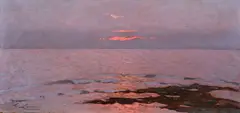 Giovanni Lomi, Sunset at Ardenza, 1950
