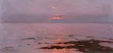 Sunset at Ardenza by Giovanni Lomi, 1950, offered Dec 2025