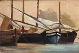Ugo Manaresi, Boats at anchor