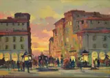 Renato Natali, Old Via Grande in Livorno