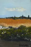 Landscape in Valdarno by Sergio Scatizzi, 1992, offered Dec 2025