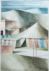 Marcello Scuffi, The circus at the end of the village, 1992
