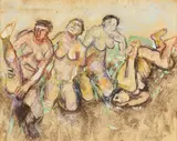 Fausto Pirandello, Bagnanti