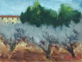 Landscape by Ottone Rosai, 1947, offered Dec 2025