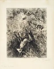 The sick deer by Marc Chagall, 1952, offered Dec 2025