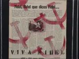 Long live Fidel! by Franco Angeli, 1977, On the back: signature. The work is registered at the Franco Angeli Archives under no. P-281123/2123. Certificate, offered Dec 2025