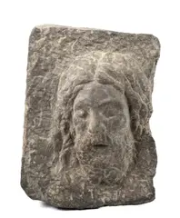 Giuliano Vangi, Face, Stone sculpture