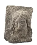 Giuliano Vangi, Face, Stone sculpture