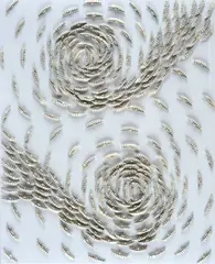 Vortex book by Riccardo Gusmaroli, On the back: signature. The work is registered at the Gusmaroli Archives with no., offered Dec 2025