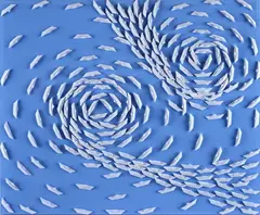 White Vortex by Riccardo Gusmaroli, 2024, On the back: signature. The work is registered at the Gusmaroli Archives under no., offered Dec 2025