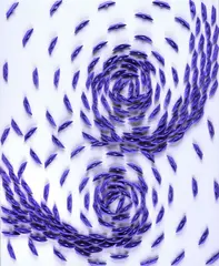 Blue Vortex by Riccardo Gusmaroli, 2024, On the back: signature and archive no. The work is registered at the Gusmaroli Archives with., offered Dec 2025